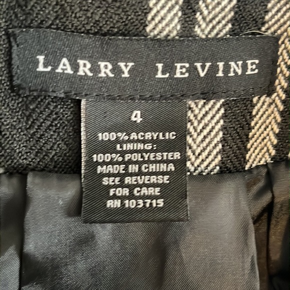 Larry Levine Vintage Style Plaid Swing Crop Jacket Sz 4 - Picture 8 of 9